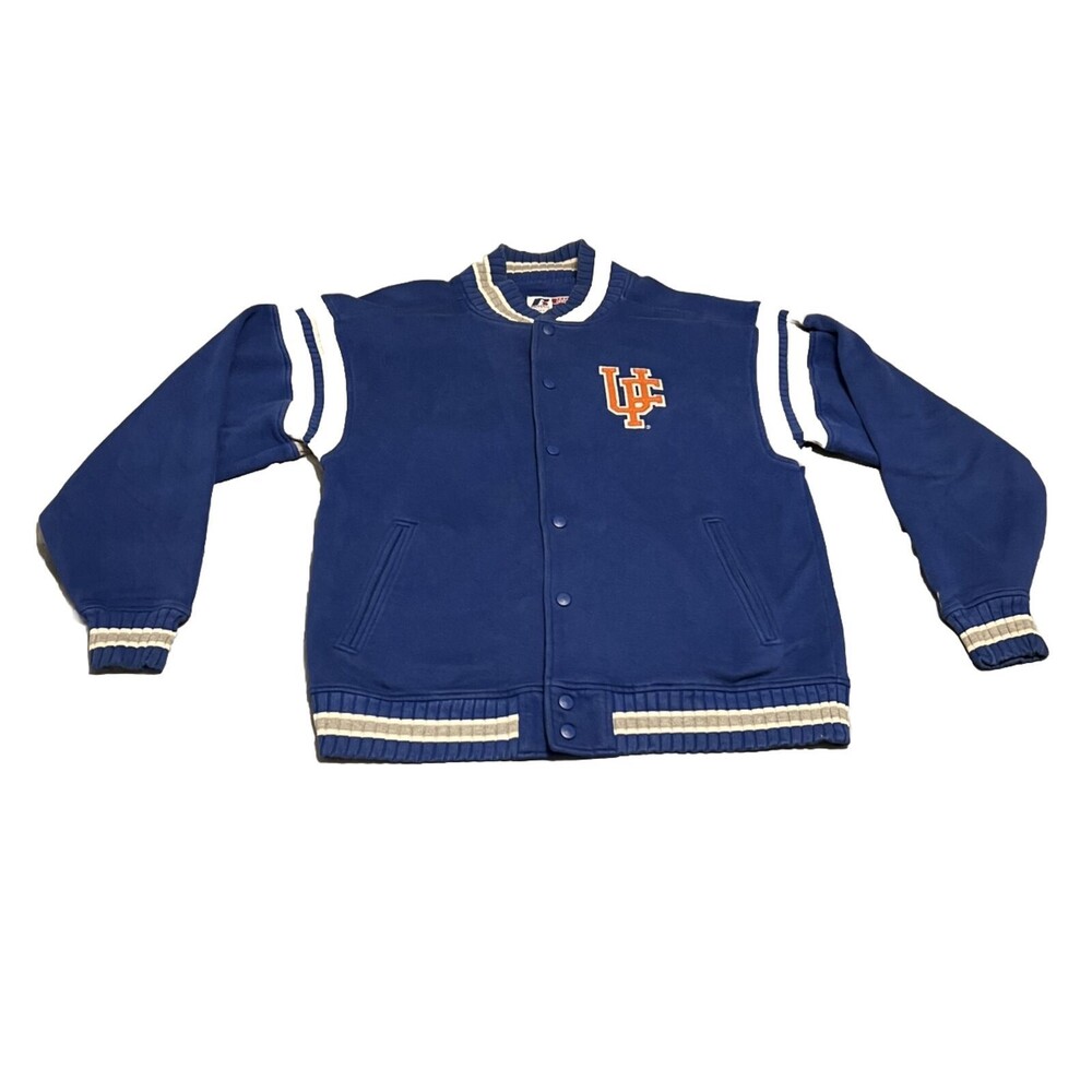 Florida Gators Team Issue Size Medium Botton Front Russell Athletic Jacket UF